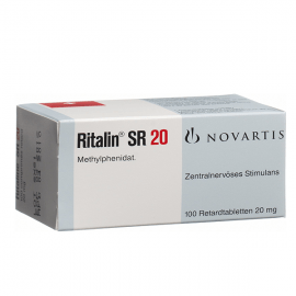 Ritalin SR 20 mg Methylphenidat